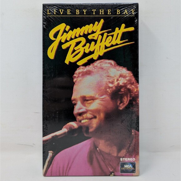 1985 Jimmy Buffett Live By The Bay VHS 1991 Margaritaville Music Concert New - Picture 1 of 2